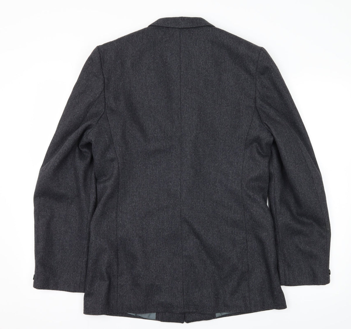 Back view of Stonewall Jackson men’s grey jacket blazer, size M