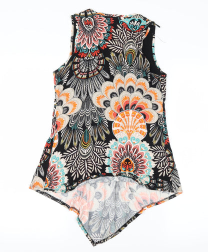 Womens UK Size S Wallis Multicoloured Basic Tank