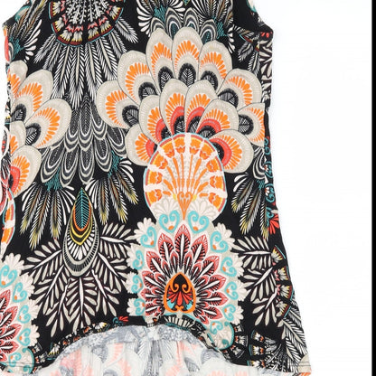 Womens UK Size S Wallis Multicoloured Basic Tank