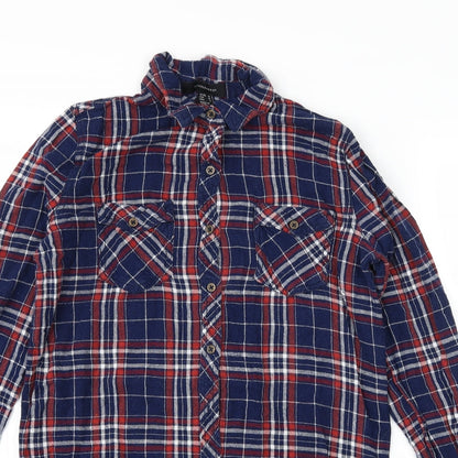 Atmosphere Womens Blue   Basic Button-Up Size 10