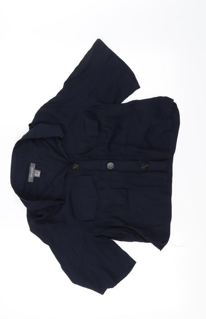 Primark Womens Black   Basic Button-Up Size 12