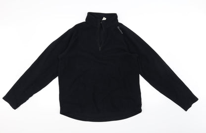 Preworn Mens Black   Henley Jumper Size L