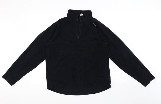 Preworn Mens Black   Henley Jumper Size L