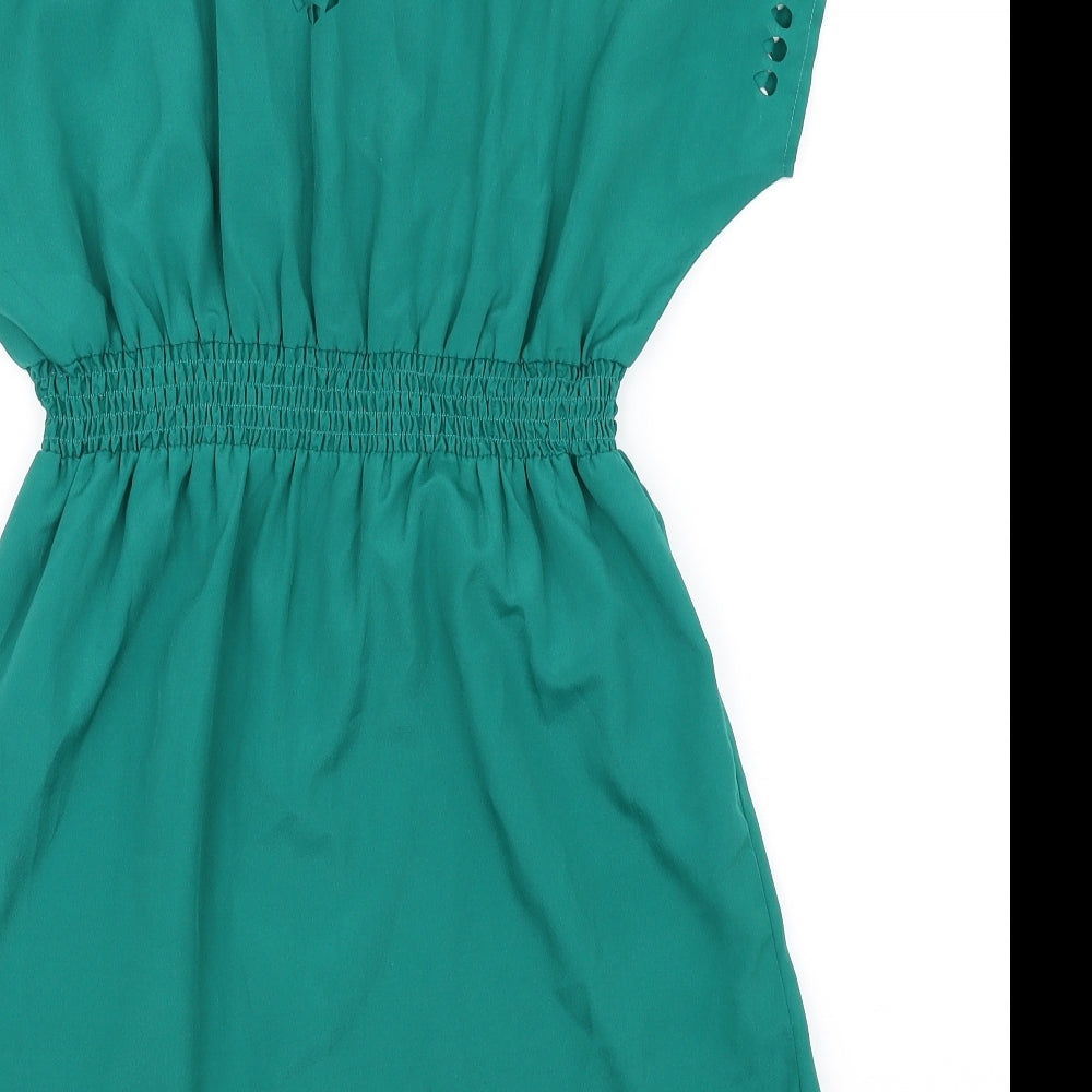 FOREVER 21 Womens Green   Basic Blouse Size 8