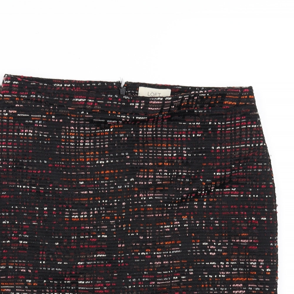 LOFT Womens Black   A-Line Skirt Size 6