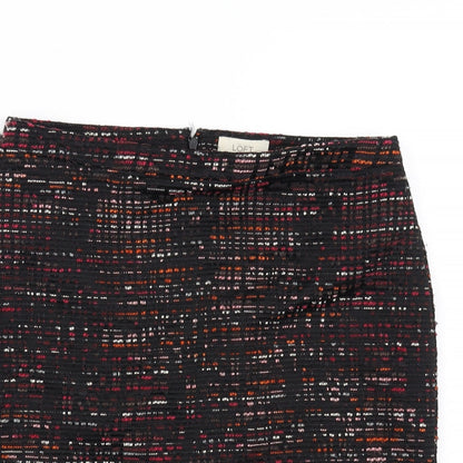 LOFT Womens Black   A-Line Skirt Size 6