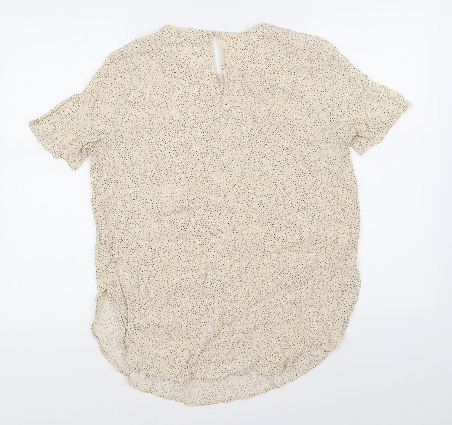 Womens UK Size 12 H&M Ivory Basic Blouse