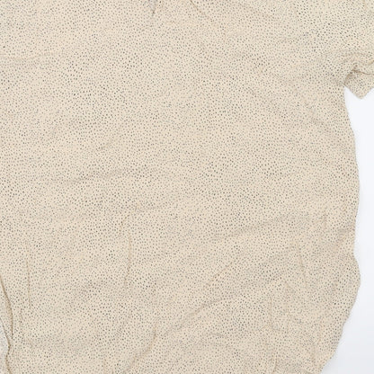Womens UK Size 12 H&M Ivory Basic Blouse
