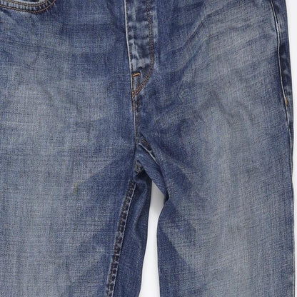 Mens UK Size 32 in NEXT Regular Fit Straight Blue Jeans