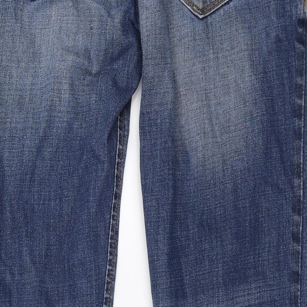 Mens UK Size 32 in NEXT Regular Fit Straight Blue Jeans