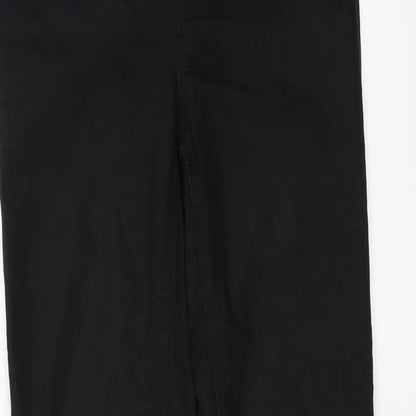 Womens UK Size 4 H&M Regular Fit Skinny Black Jeans