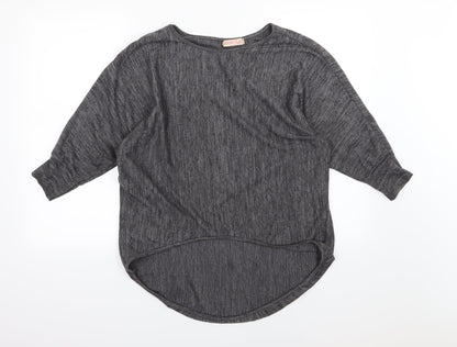 Additional front view of Krisp women’s grey knit jumper, size L