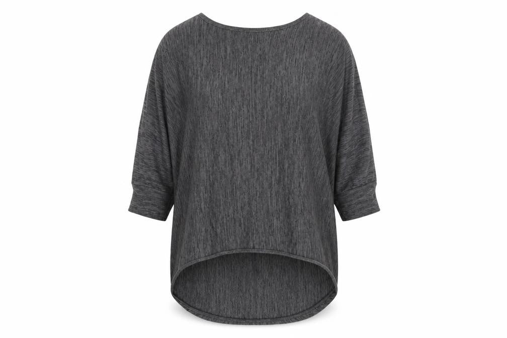 Front view of Krisp women’s grey knit jumper, size L