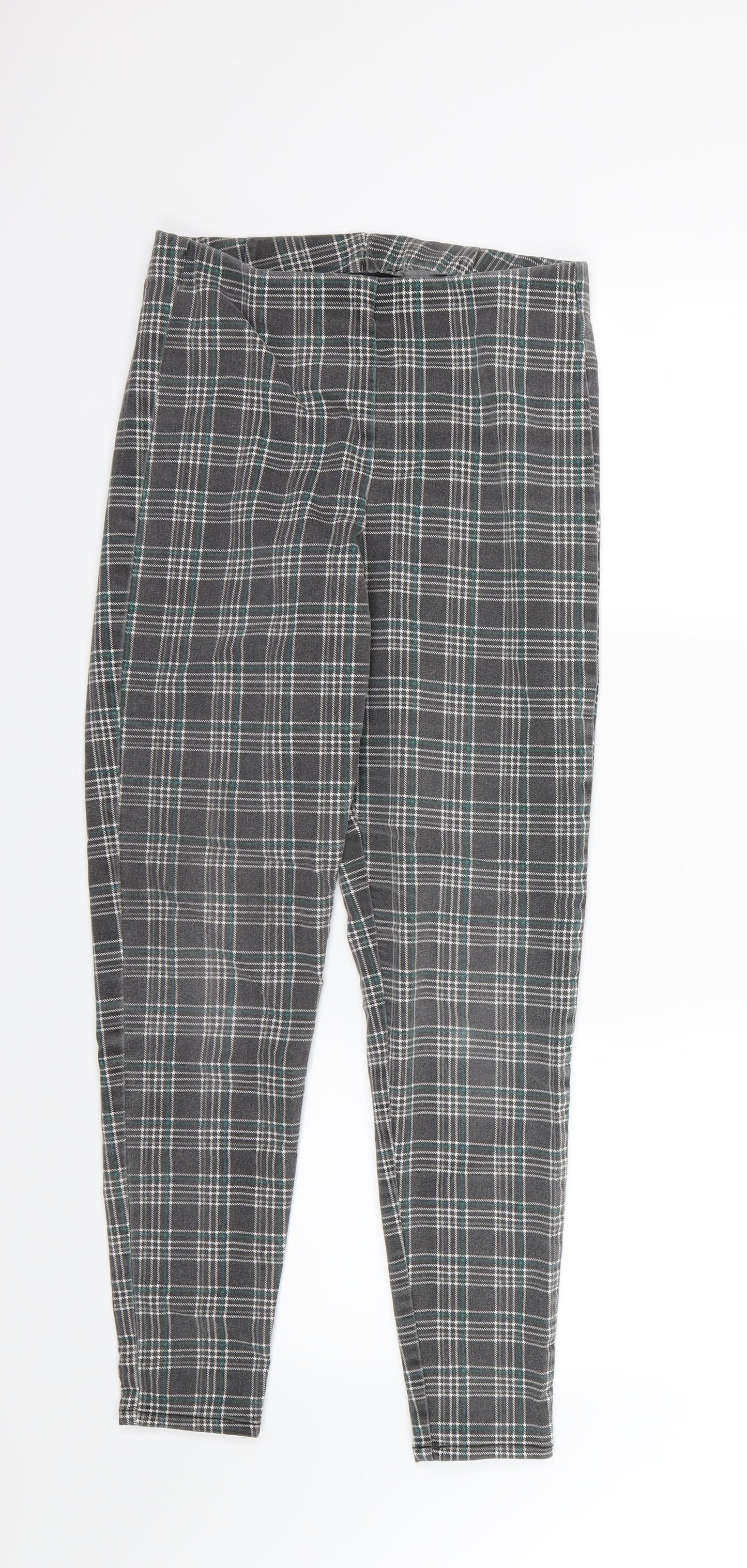 George Womens Grey Striped Denim Jegging Jeans Size 10 L27 in