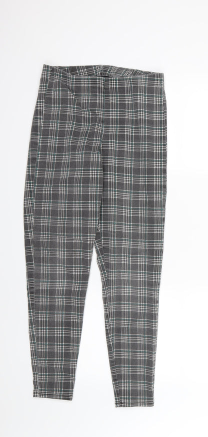 George Womens Grey Striped Denim Jegging Jeans Size 10 L27 in