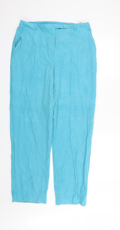 Almia Womens Blue   Trousers  Size 18 L31 in