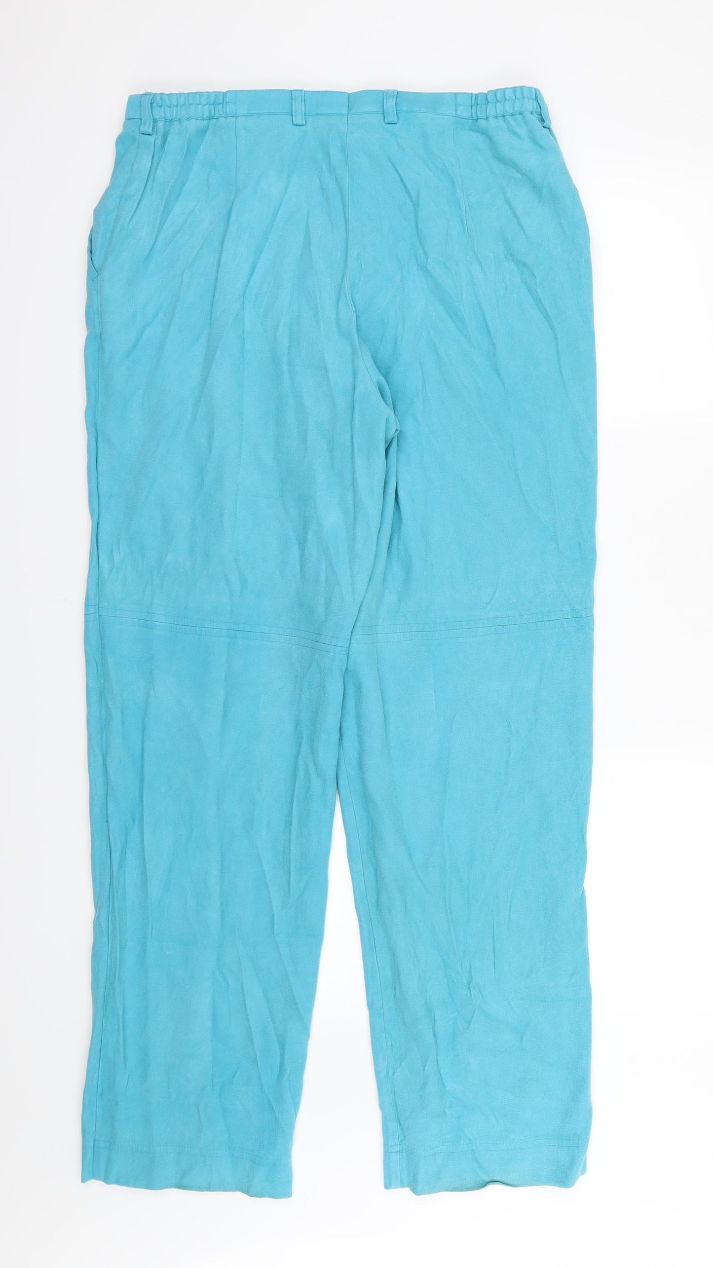 Almia Womens Blue   Trousers  Size 18 L31 in