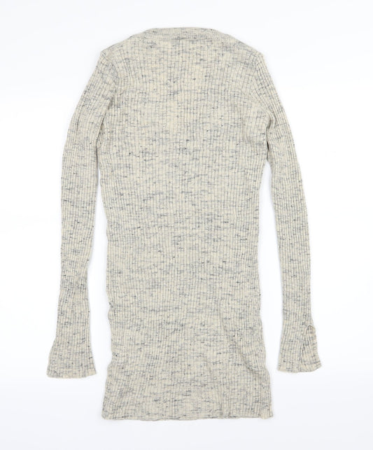 Zara Womens Beige  Knit Pullover Jumper Size M