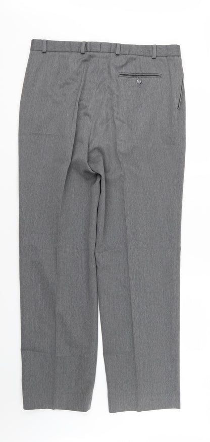 Womens UK Size 36 Marks and Spencer Regular Fit  Grey Trousers