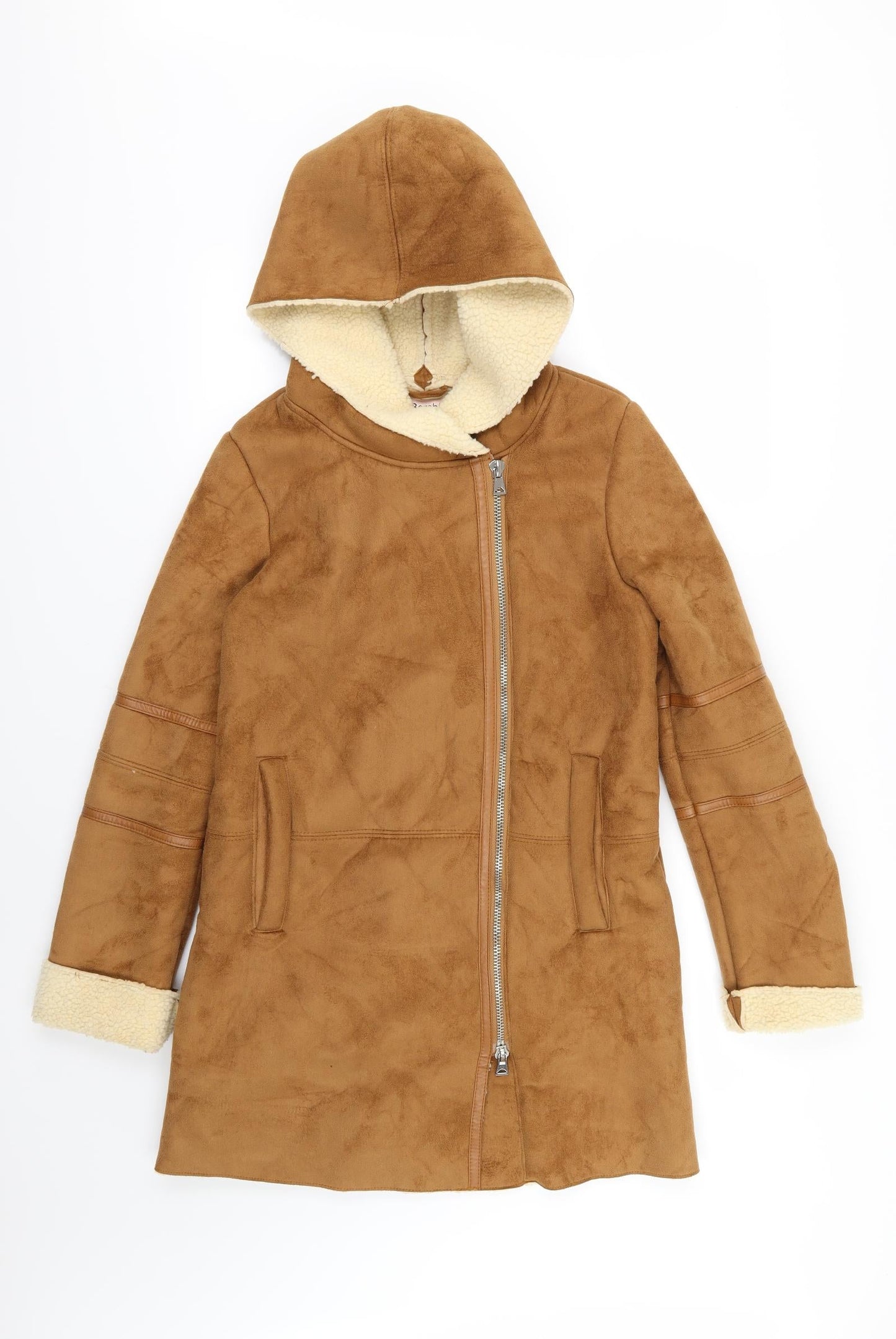 Womens UK Size M Bershka Brown Jacket