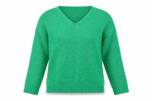 Preworn Womens Green  Knit Pullover Jumper Size S