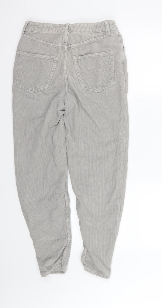 Topshop Womens Grey  Corduroy Skinny Jeans Size 26 in L30 in