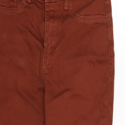 New Look Womens Brown  Denim Skinny Jeans Size 6 L22 in