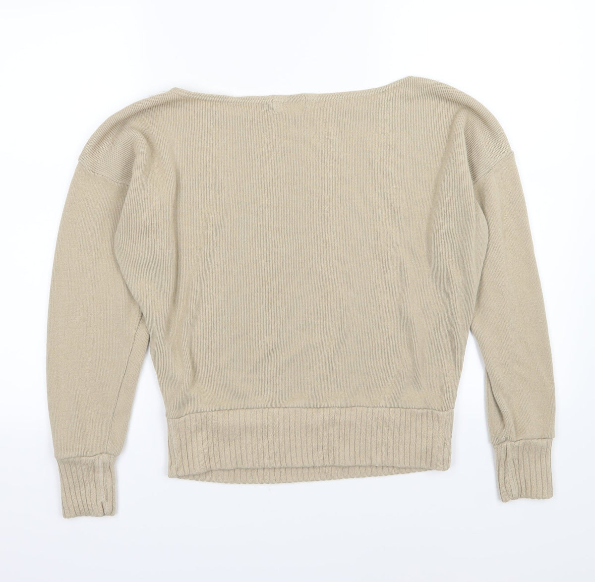 Additional view of PRETTYLITTLETHING women’s beige knit jumper, size S