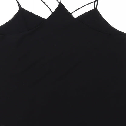 Womens UK Size 10 New Look Black Camisole Blouse
