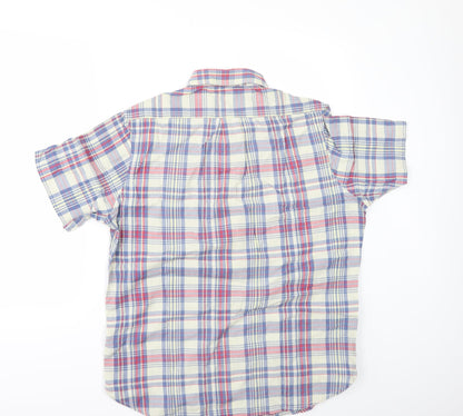 THE NEW IVY BRAND Mens Multicoloured Check   Button-Up Size M
