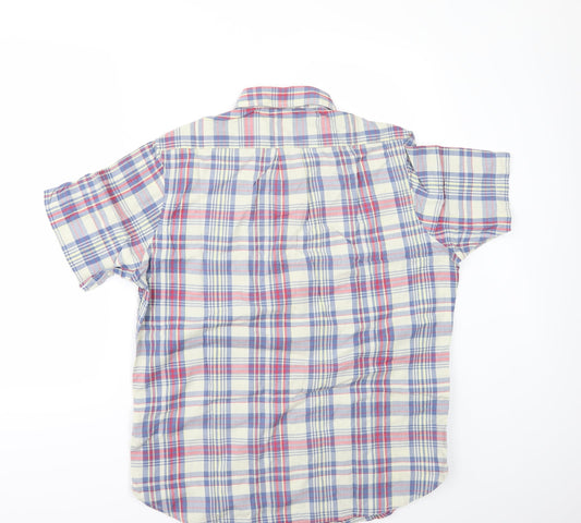 THE NEW IVY BRAND Mens Multicoloured Check   Button-Up Size M