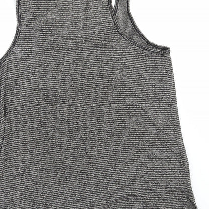 Womens UK Size 10 NEXT Grey Tunic T-Shirt