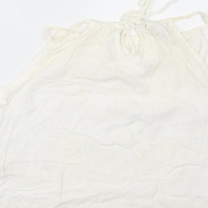 Parisian Collection Womens White   Camisole Blouse Size L