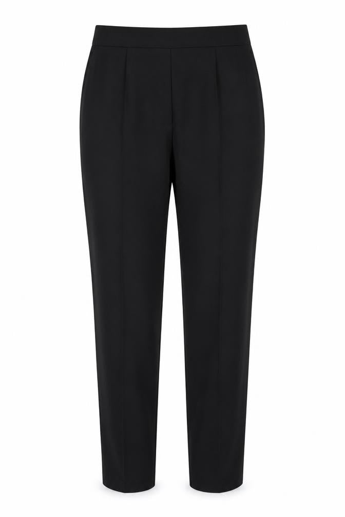 Womens UK Size 16 Preworn Regular Fit  Black Trousers