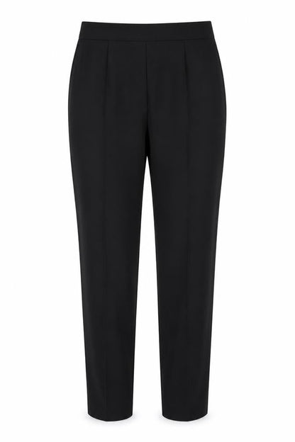 Womens UK Size 16 Preworn Regular Fit  Black Trousers