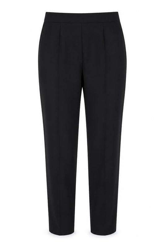 Womens UK Size 16 Preworn Regular Fit  Black Trousers