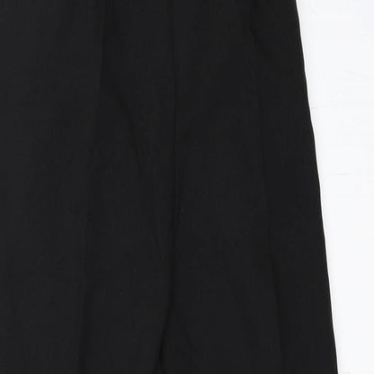 Womens UK Size 16 Preworn Regular Fit  Black Trousers