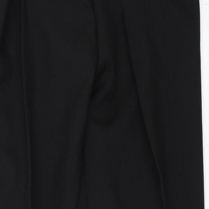 Womens UK Size 16 Preworn Regular Fit  Black Trousers
