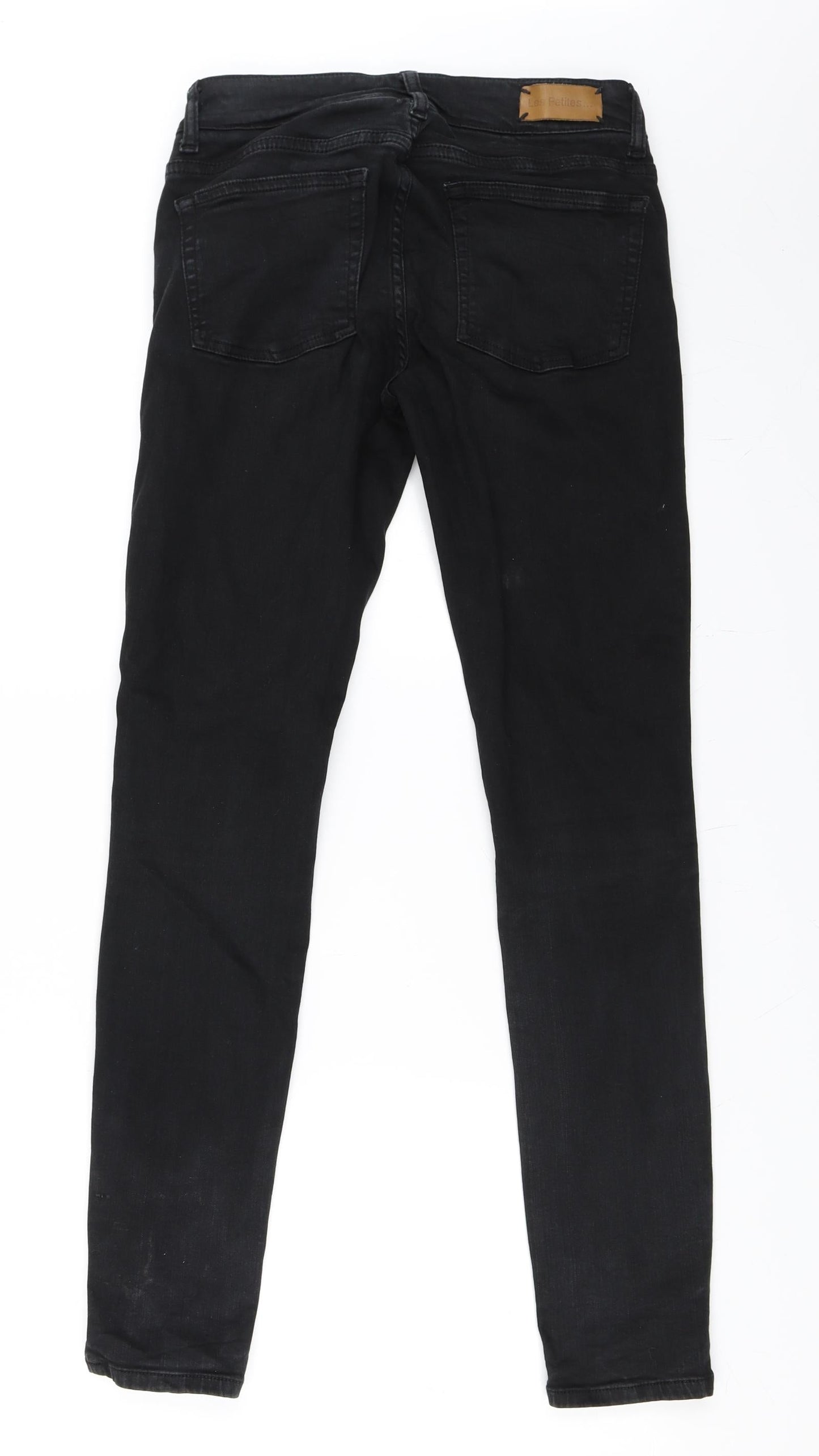 Les Petites Womens Black  Denim Skinny Jeans Size 36 L28.5 in