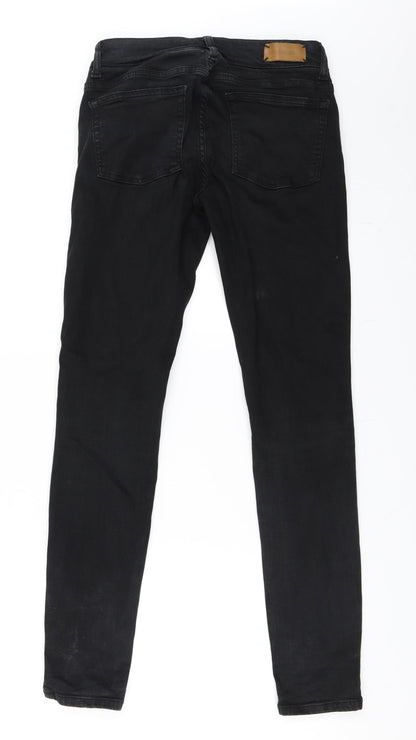 Les Petites Womens Black  Denim Skinny Jeans Size 36 L28.5 in