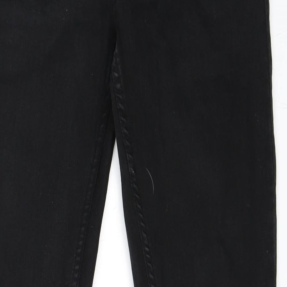 Les Petites Womens Black  Denim Skinny Jeans Size 36 L28.5 in