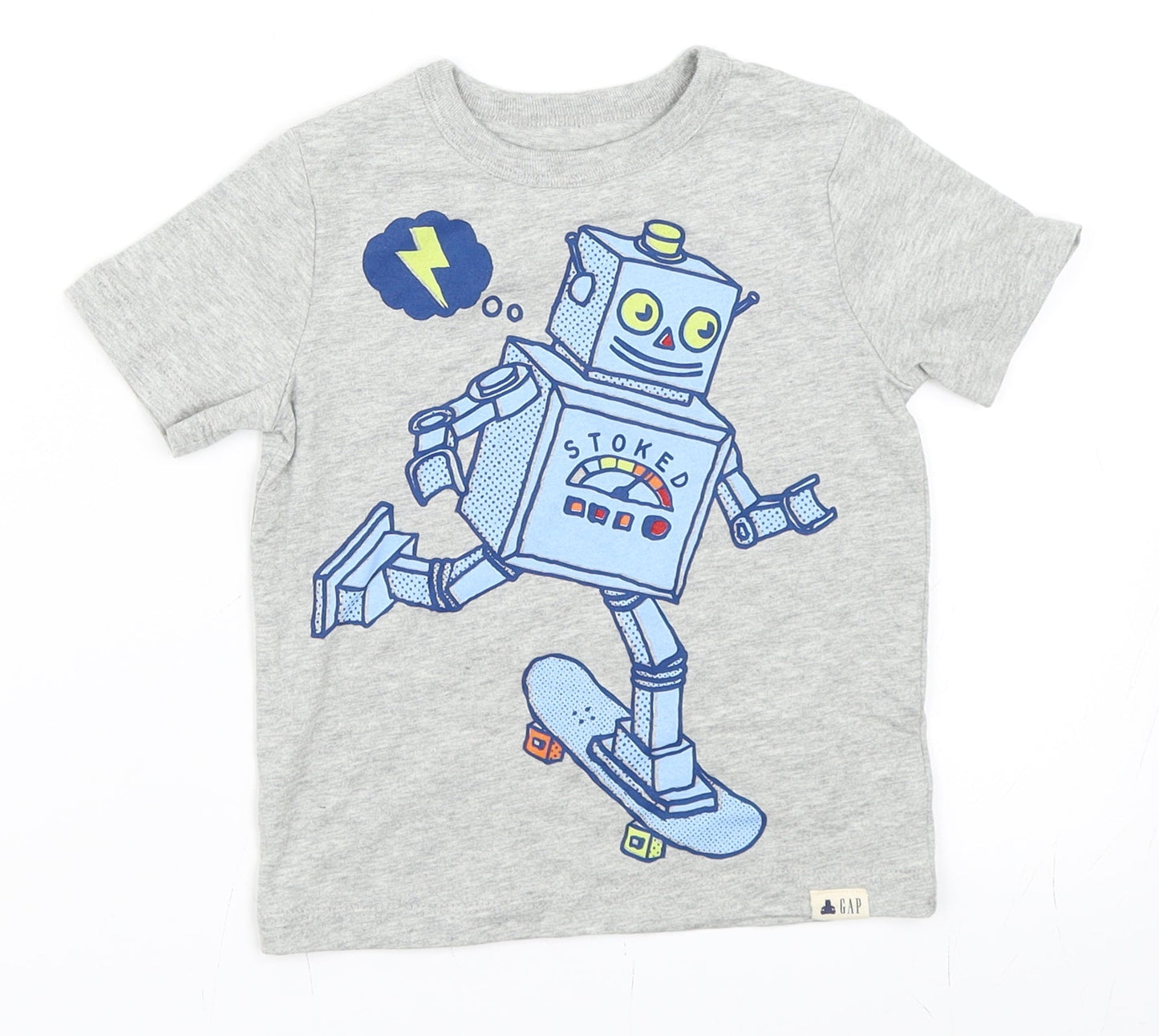Gap Boys Grey   Basic T-Shirt Size 2 Years