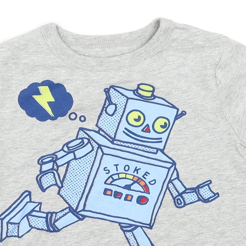 Gap Boys Grey   Basic T-Shirt Size 2 Years
