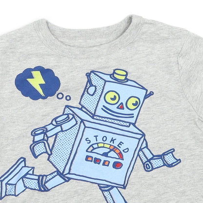 Gap Boys Grey   Basic T-Shirt Size 2 Years
