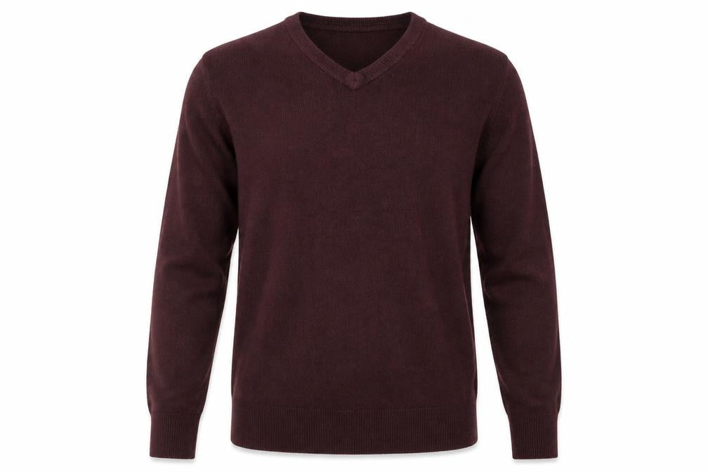 Mens UK Size S Easy Brown Pullover Jumper