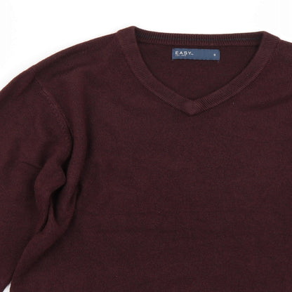 Easy Mens Brown   Pullover Jumper Size S