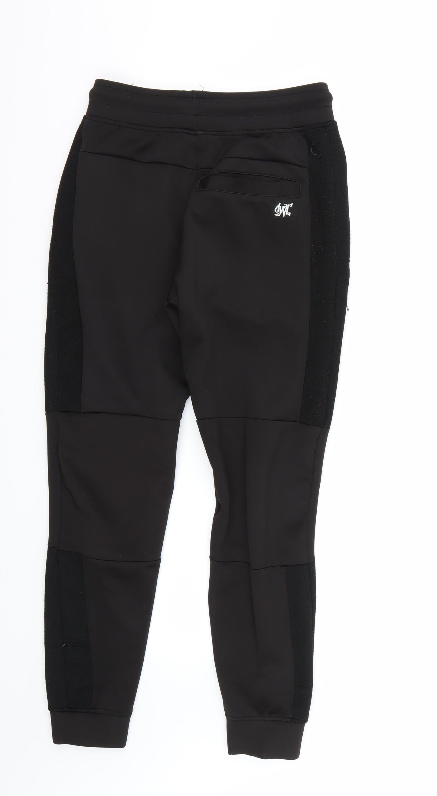 SWT Womens Black   Sweatpants Trousers Size S L27 in