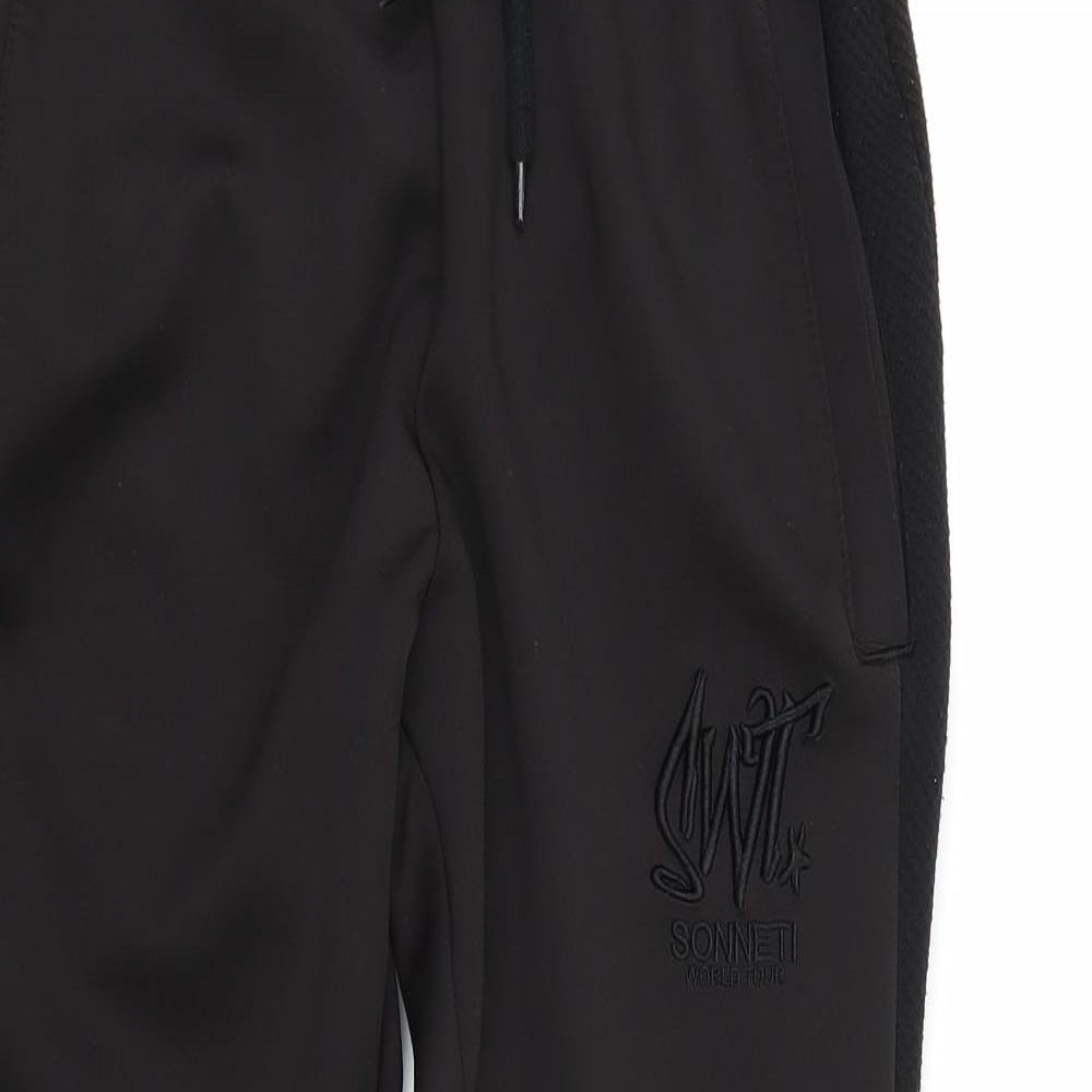 SWT Womens Black   Sweatpants Trousers Size S L27 in