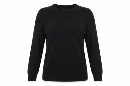 Front view of Primark women’s black jumper, size UK 12