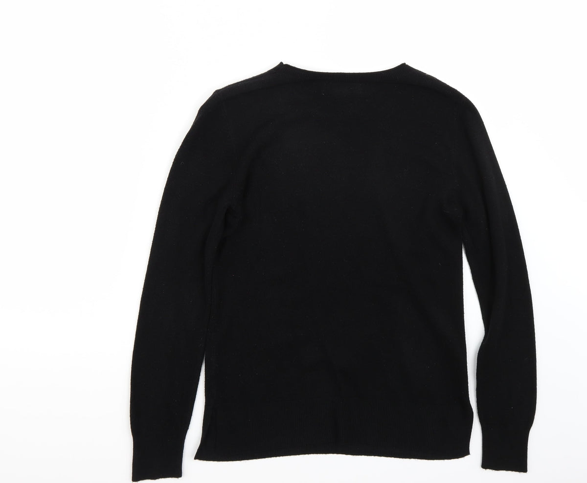 Back view of Primark women’s black jumper, size UK 12